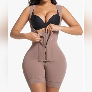 Shapewear for Women Adjustable Shoulder Bodysuit Tummy Control Butt Lift